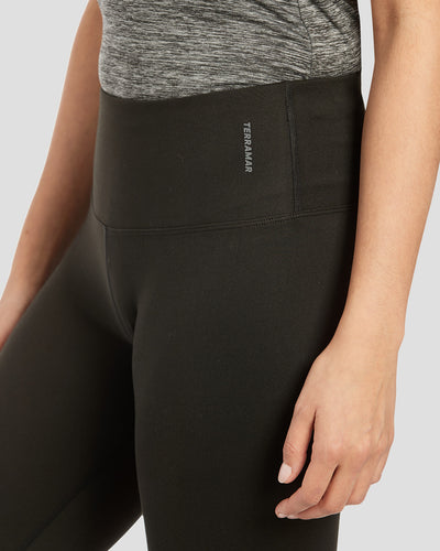 Women's Cloud Nine Performance Capri | Color: Black |  #color_black