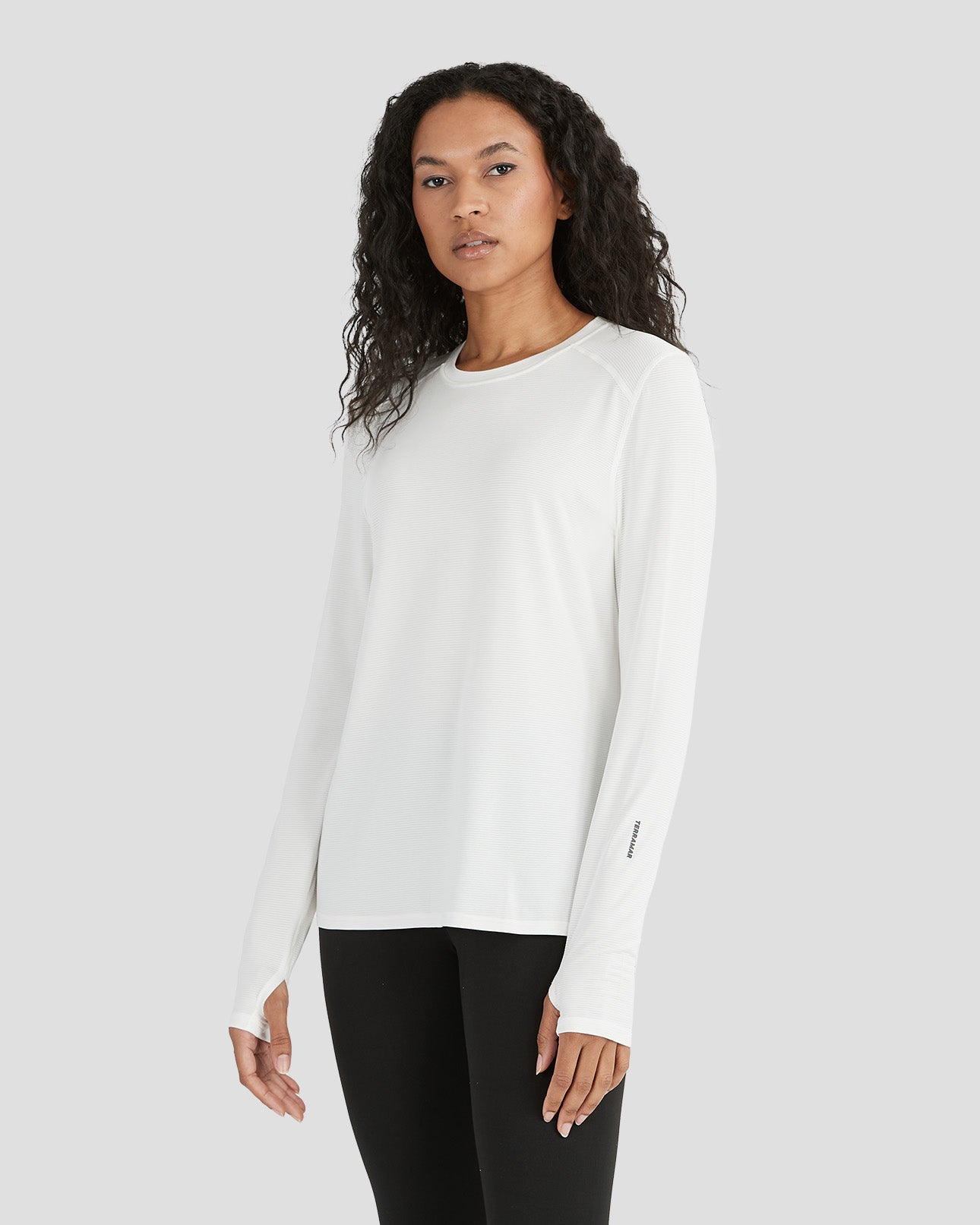 Women's Ventilator Long Sleeve Performance Tee | Color: White