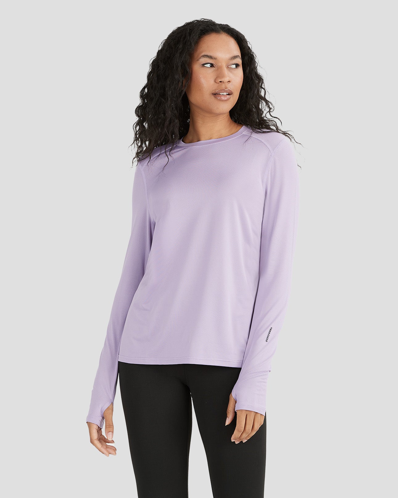 Women's Ventilator Long Sleeve Performance Tee | Color: Digital Lavender