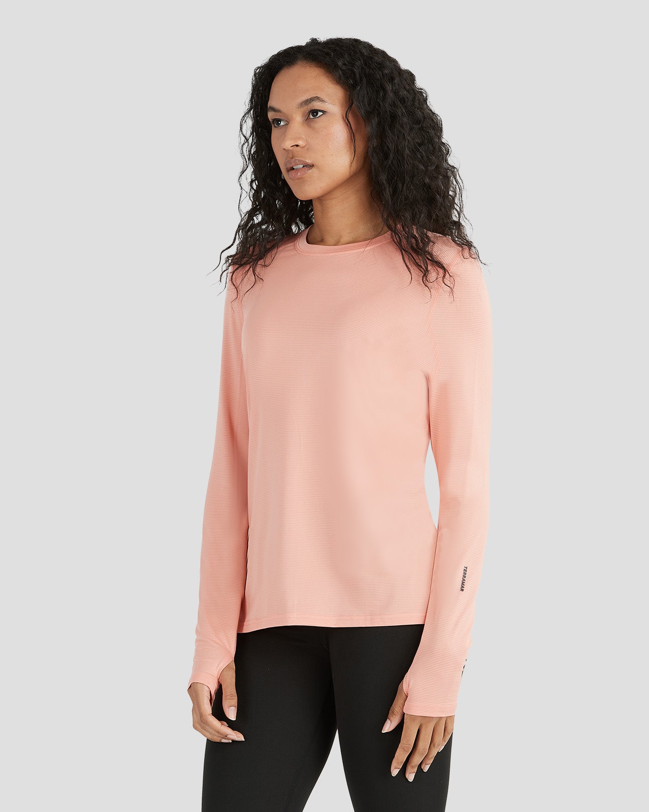 Women's Ventilator Long Sleeve Performance Tee | Color: Coral