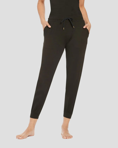 Women's Cloud Nine Midweight Performance Joggers | Color: Dark Grey Melange