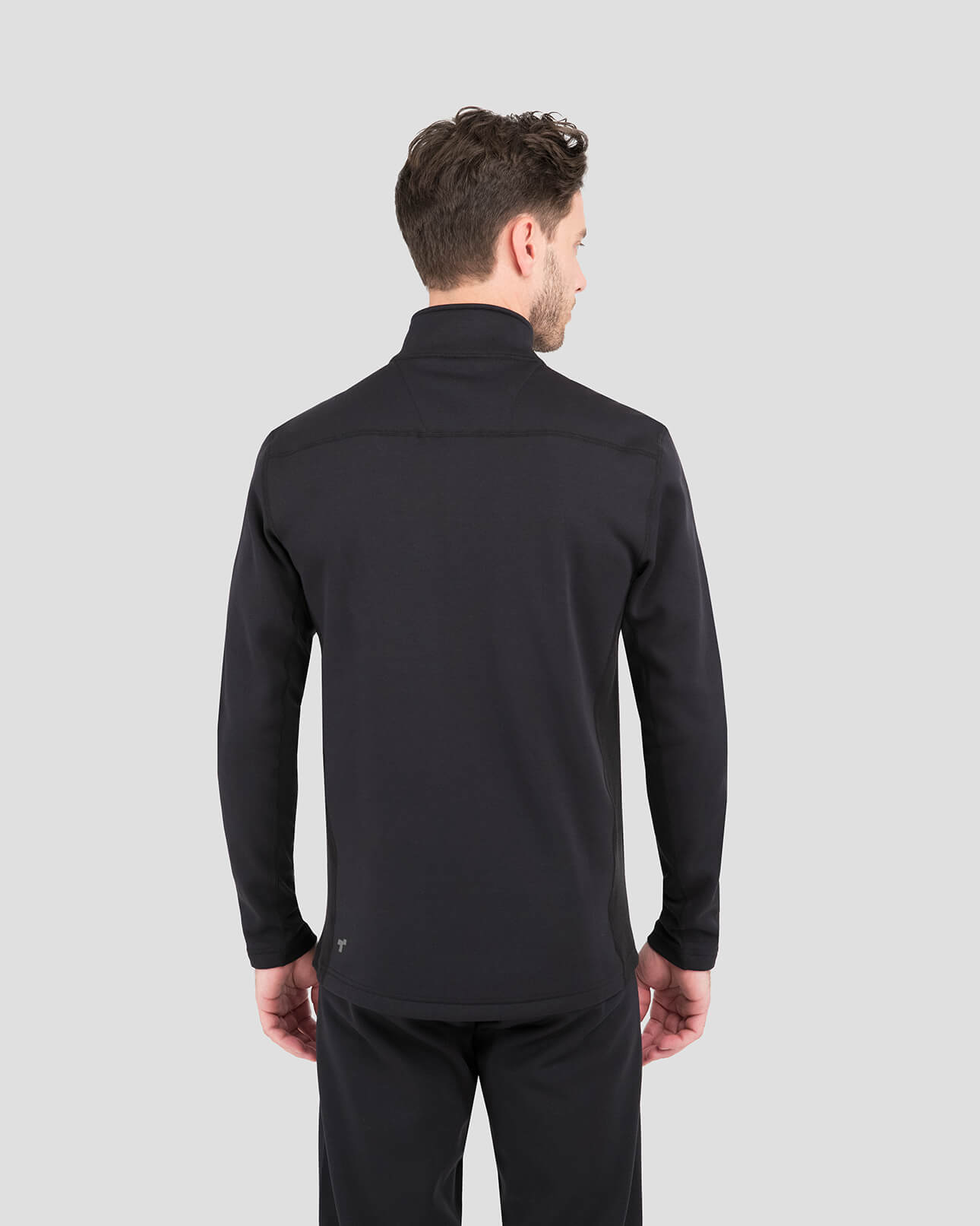 Men's Beast Expedition Weight Performance Half-Zip Thermal Top | Color: Black