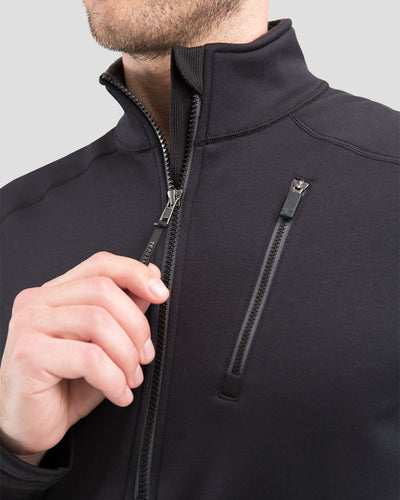 Men's Beast Expedition Weight Performance Half-Zip Thermal Top | Color: Black