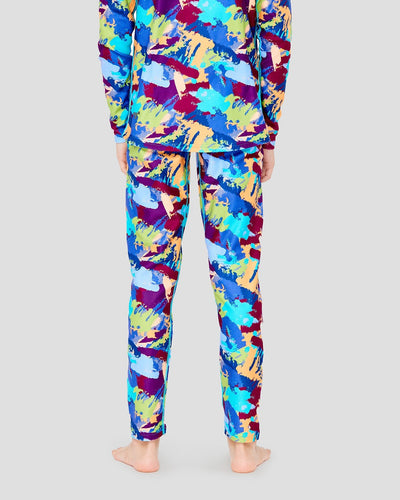Kids' Thermafleece® Expedition Weight Thermal Baselayer 2-Piece Set | Color: Wild Camo | #color_wild-camo