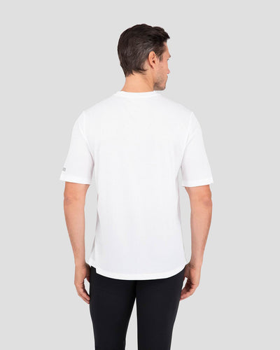 Men's Transport® Lightweight Recycled Polyester Thermal Short-Sleeve Shirt | Color: White