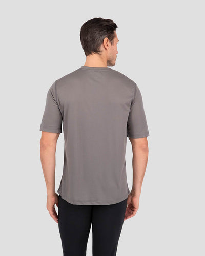 Men's Transport® Lightweight Recycled Polyester Thermal Short-Sleeve Shirt | Color: Sharkskin