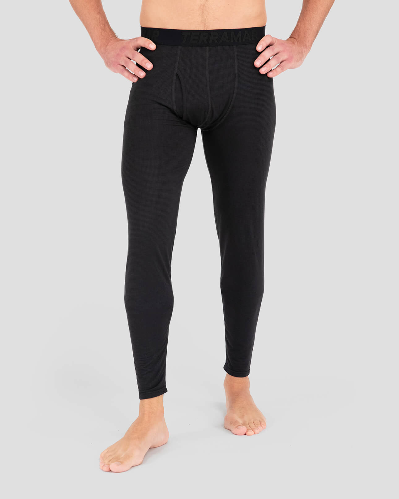 Men's Transport® Lightweight Performance Thermal Pants | Color: Black