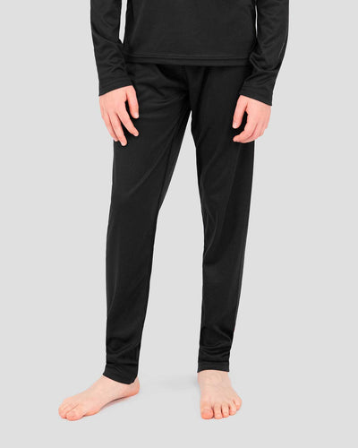 Kids' Free Ride Heritage Midweight Thermal Baselayer 2-Piece Set | Color: Black | #color_black
