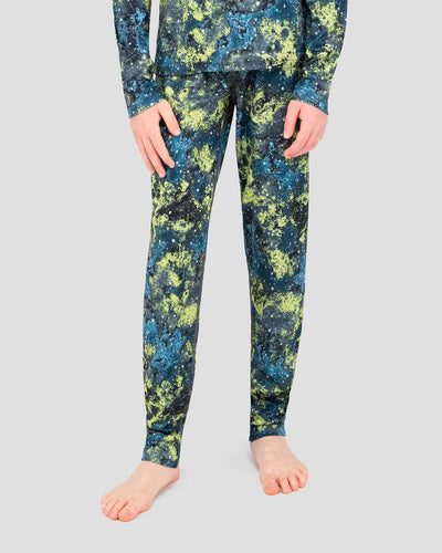 Kids' Free Ride Heritage Midweight Thermal Baselayer 2-Piece Set | Color: Speedy Galaxy | #color_speedy-galaxy