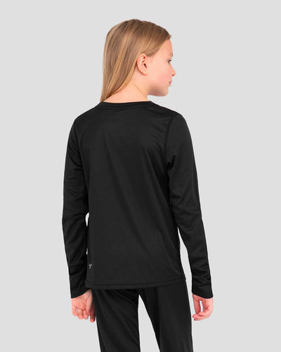 Kids' Free Ride Heritage Midweight Thermal Baselayer 2-Piece Set | Color: Black | #color_black