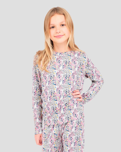 Kids' Free Ride Heritage Midweight Thermal Baselayer 2-Piece Set | Color: Happy Explorer | #color_happy-explorer