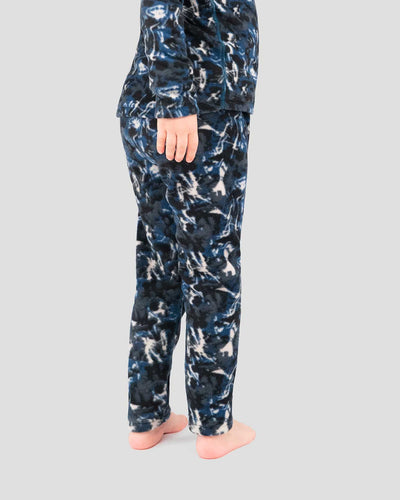Kids' Thermafleece® Expedition Weight Thermal Baselayer 2-Piece Set | Color: In Motion Print | #color_in-motion-print