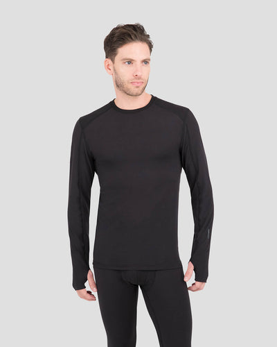Men's Thermolator® Performance Crew | Color: Black |  #color_black