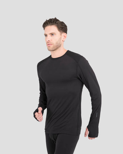 Men's Thermolator® Performance Crew | Color: Black |  #color_black