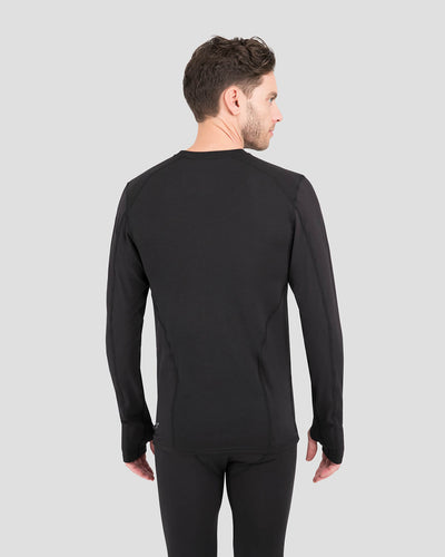 Men's Thermolator® Performance Crew | Color: Black |  #color_black