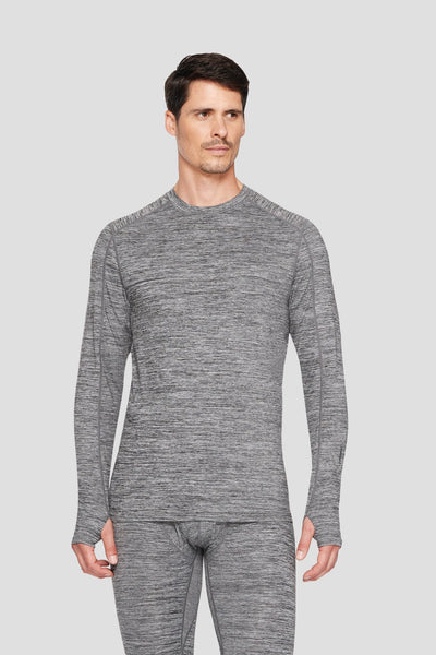 Men's Thermolator® Performance Crew | Color: Dark Grey Melange