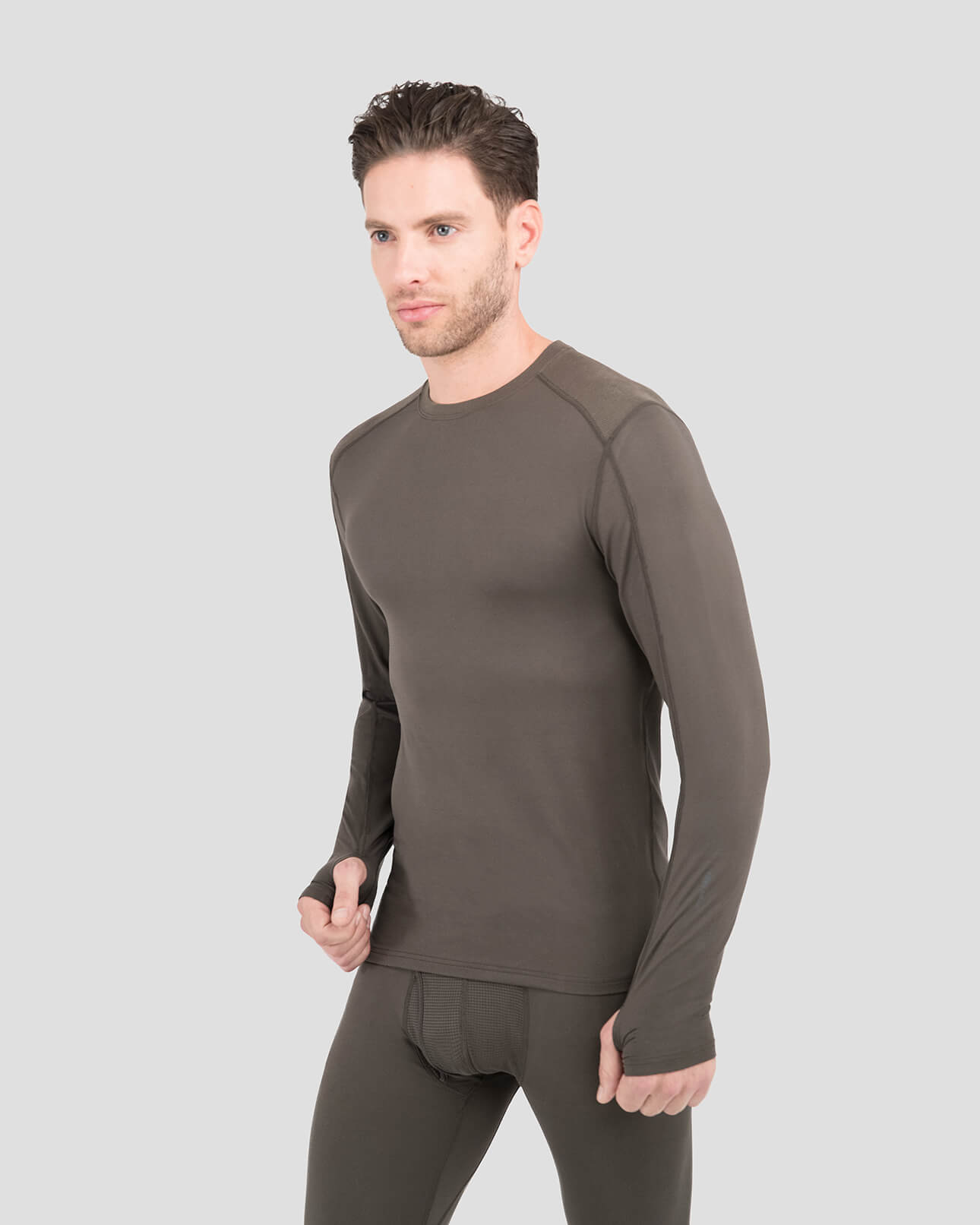 Men's Thermolator® Performance Crew | Color: Dark Loden |  #color_dark-loden