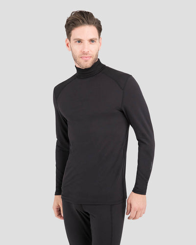 Men's Thermolator® Performance Turtle Neck | Color: Black |  #color_black