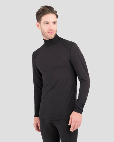 Men's Thermolator® Performance Turtle Neck | Color: Black |  #color_black