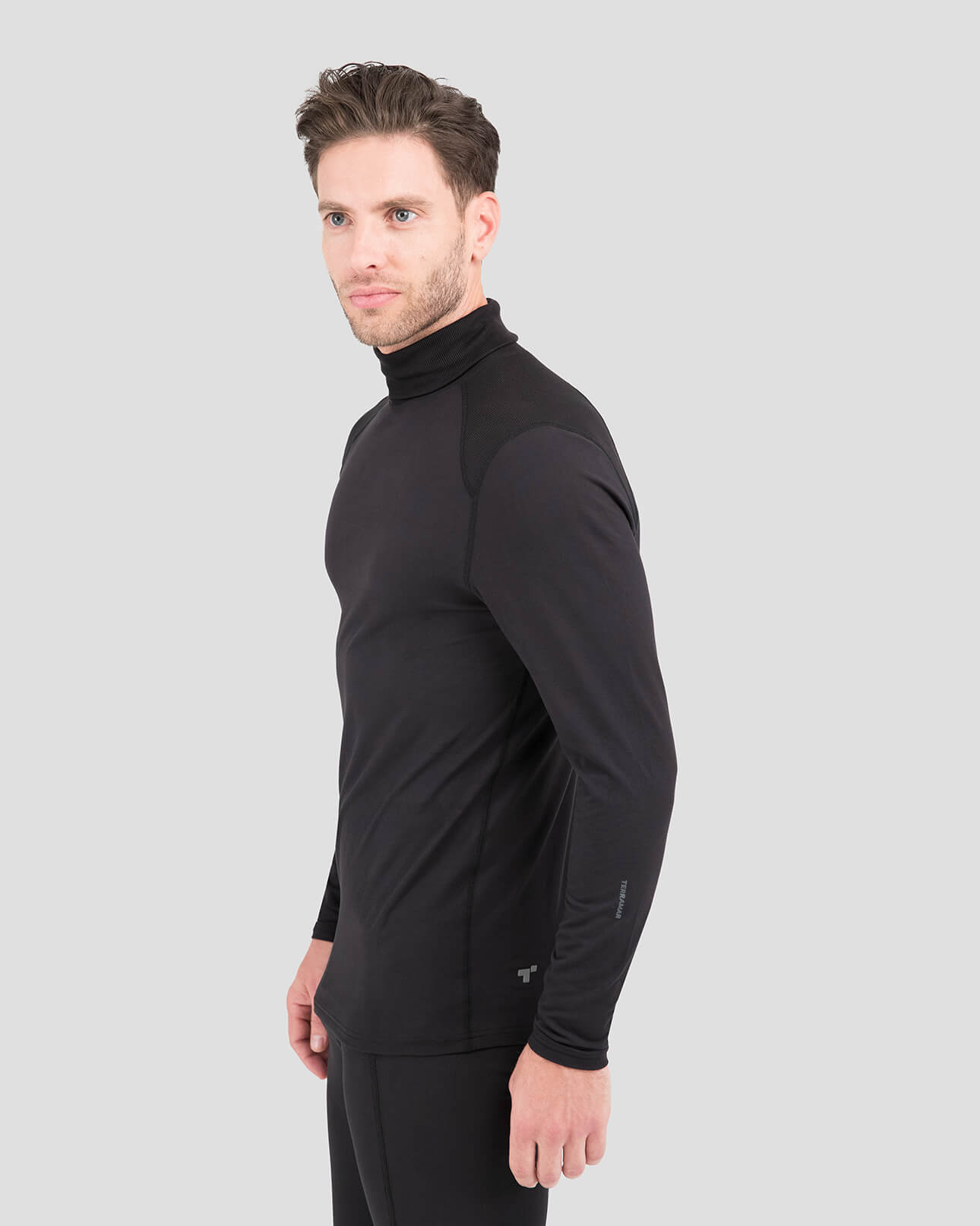 Men's Thermolator® Performance Turtle Neck | Color: Black |  #color_black