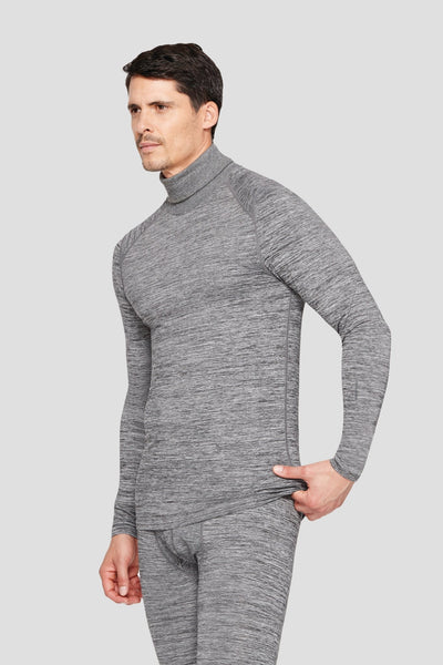 Men's Thermolator® Performance Turtle Neck | Color: Dark Grey Melange